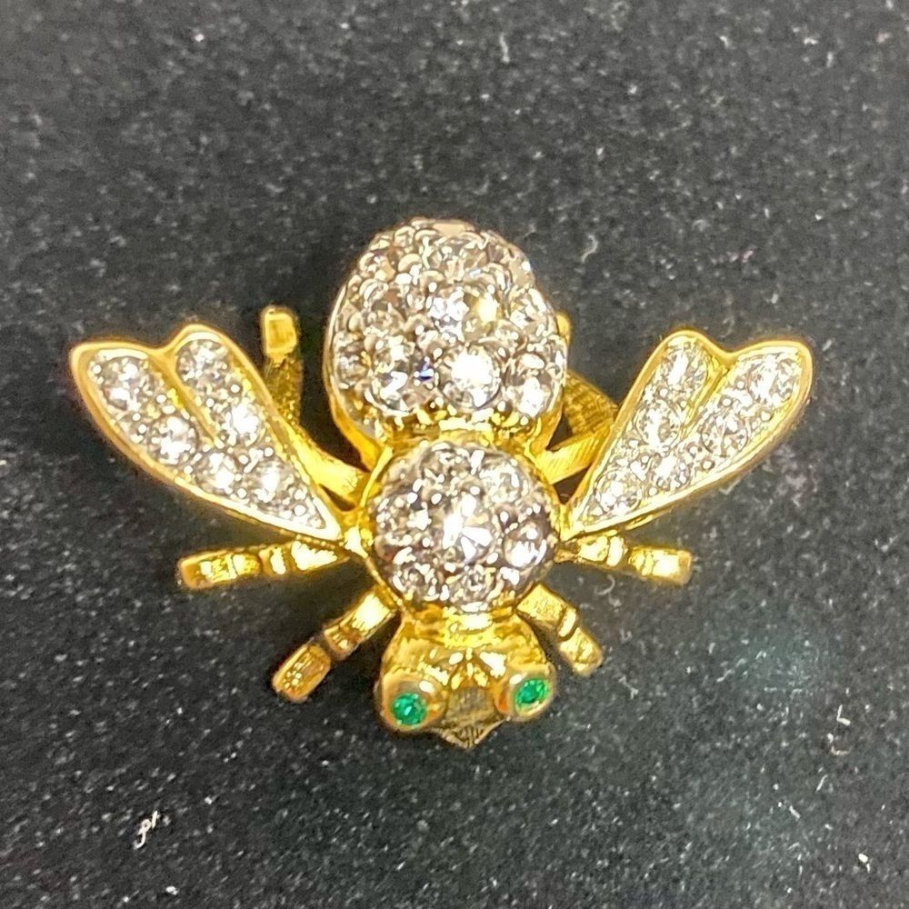 JOAN Rivers Rhinestone Bumblebee Brooch 🐝 - Picture 13 of 16